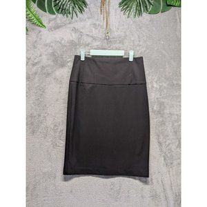 MAAKIF Women Pencil Skirt Black Casual Office Size 6 Waist 30"